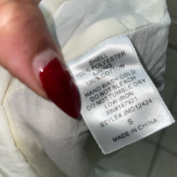 Just Me Floral prairie boho peasant cottagecore Hana Tier Dress small - Picture 14 of 14